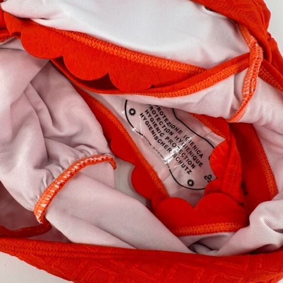 Orange Maternity Swim One Piece - Picture 8 of 13